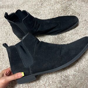 Asos Men’s Black Dress Boot - Size 14